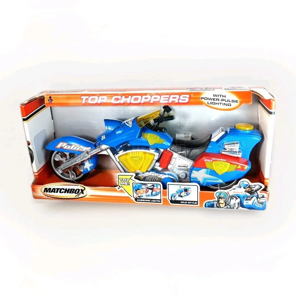 Mattel Matchbox Police Department Motorcycle 13